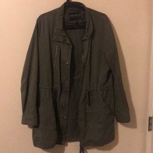 Green, cargo jacket